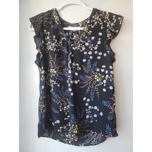 Philosophy Floral Womens Top Blouse Size XS
